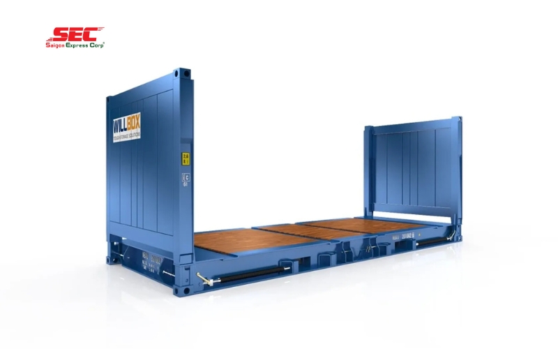 Container Gấp Được (Collapsible Flat Rack Container)